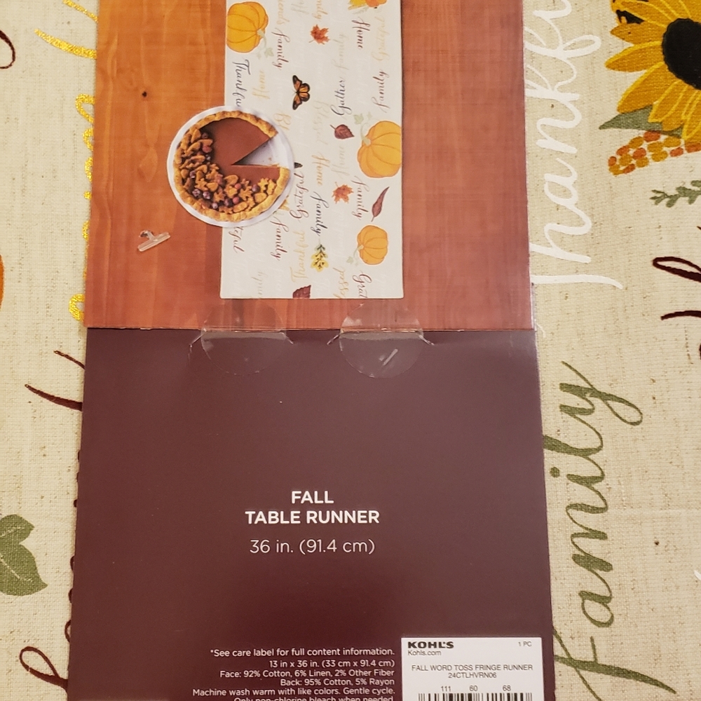 🤎 Fall table runner 🦃 - Picture 5 of 5